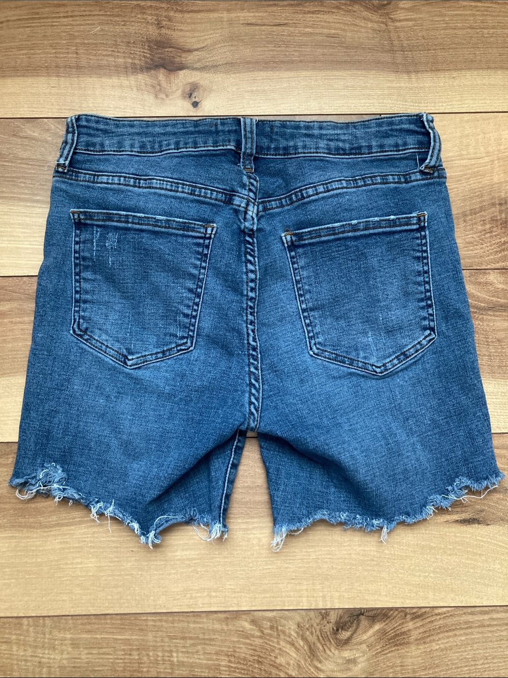 Pistola Distressed Raw 6” Jean Shorts - Picture 8 of 8